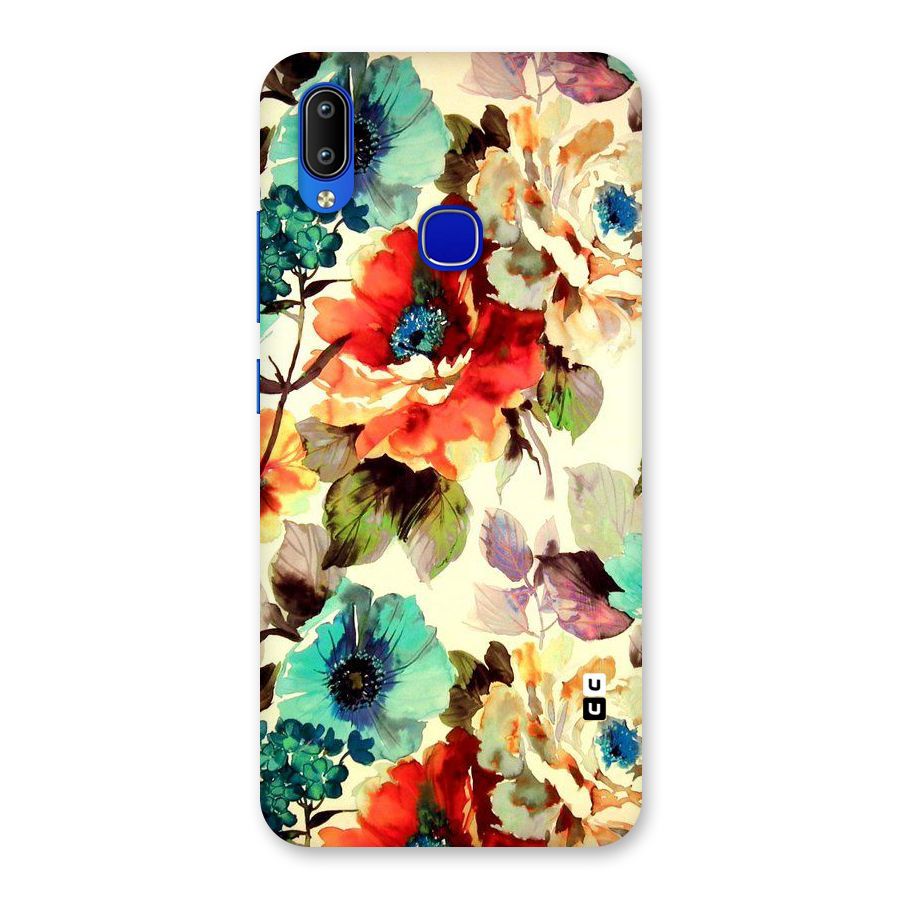 Artsy Bloom Flower Back Case for Vivo Y91