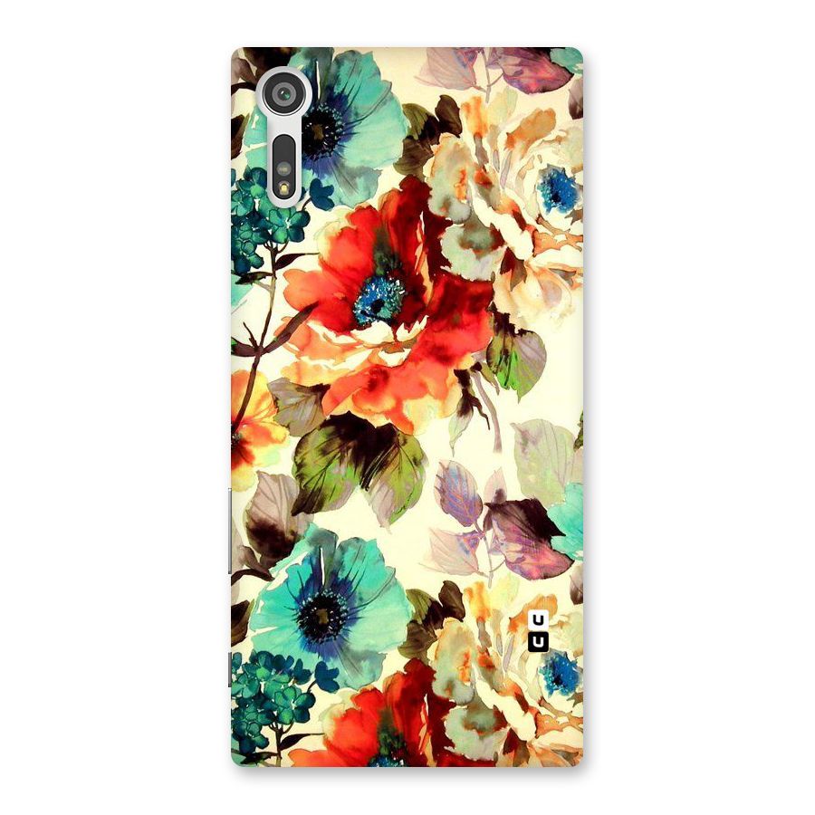 Artsy Bloom Flower Back Case for Xperia XZ