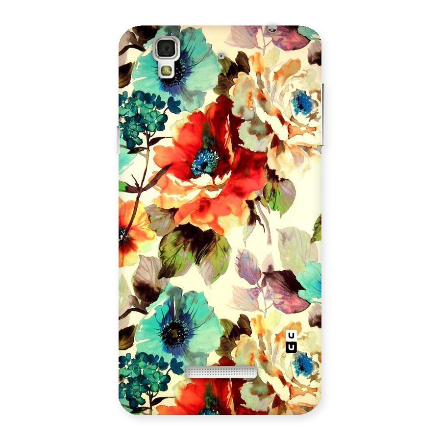 Artsy Bloom Flower Back Case for YU Yureka Plus