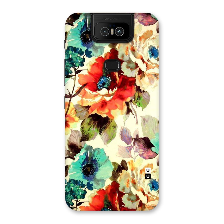 Artsy Bloom Flower Back Case for Zenfone 6z
