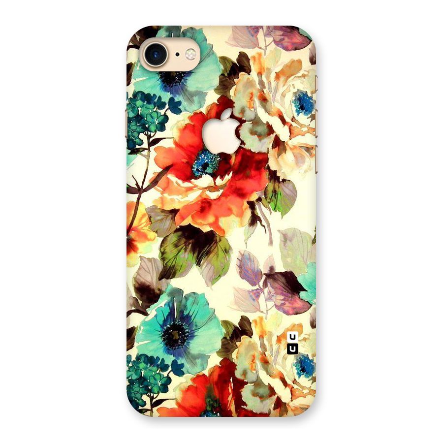 Artsy Bloom Flower Back Case for iPhone 7 Apple Cut