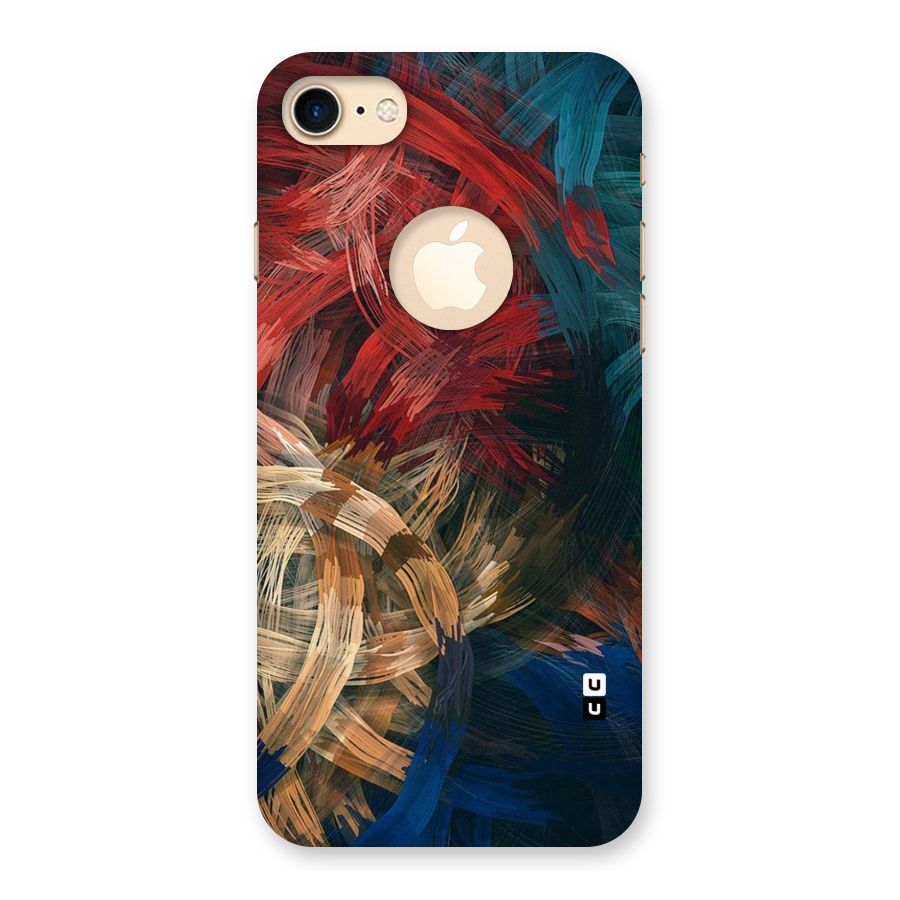 Artsy Colors Back Case for iPhone 7 Logo Cut