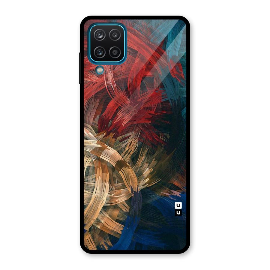 Artsy Colors Glass Back Case for Galaxy A12