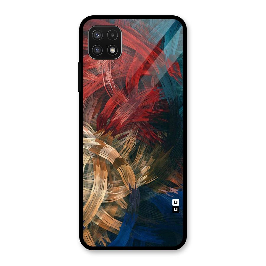Artsy Colors Glass Back Case for Galaxy A22 5G