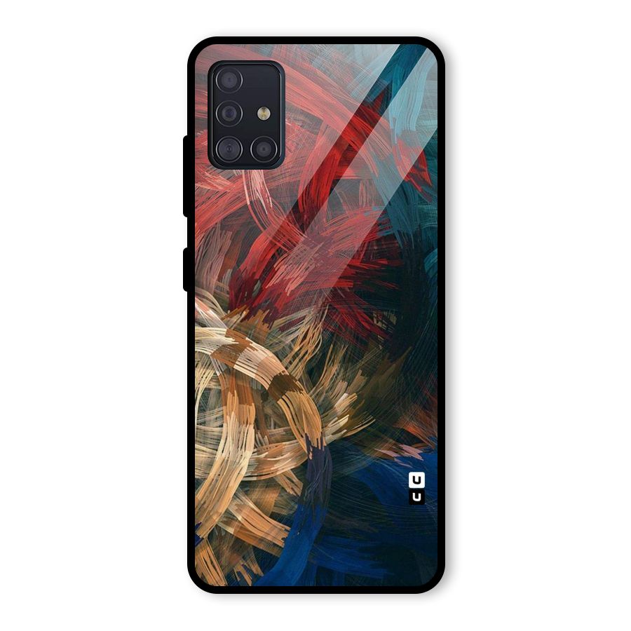 Artsy Colors Glass Back Case for Galaxy A51
