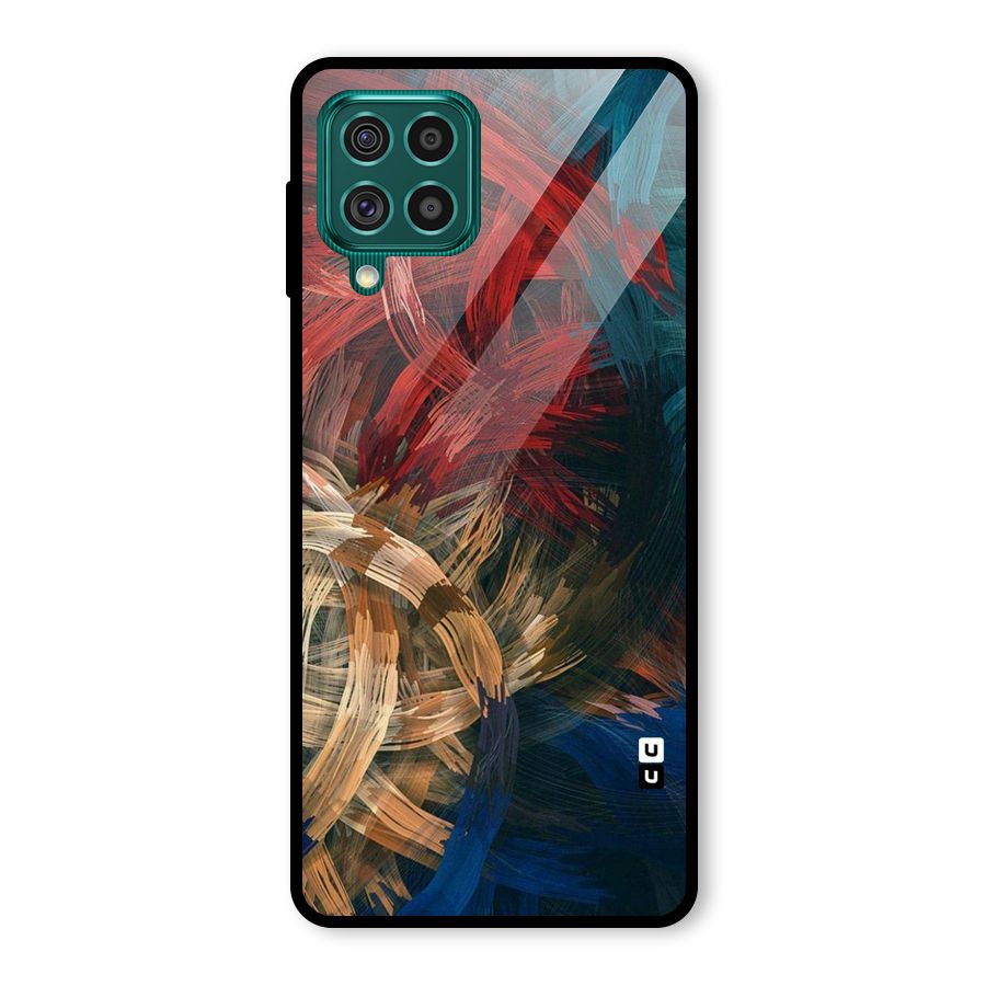 Artsy Colors Glass Back Case for Galaxy F62