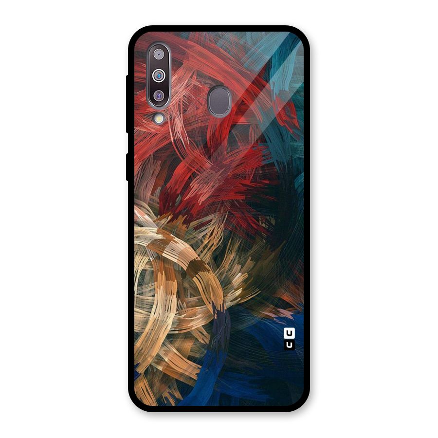 Artsy Colors Glass Back Case for Galaxy M30