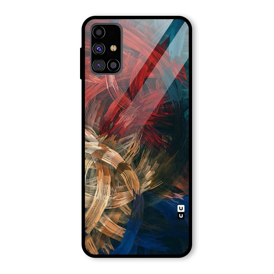 Artsy Colors Glass Back Case for Galaxy M31s