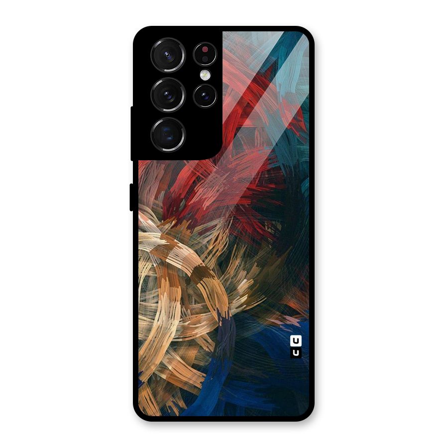 Artsy Colors Glass Back Case for Galaxy S21 Ultra 5G