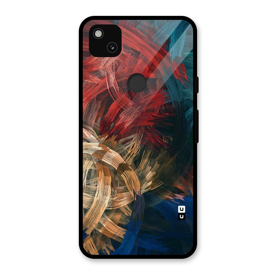 Artsy Colors Glass Back Case for Google Pixel 4a