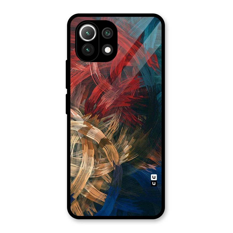 Artsy Colors Glass Back Case for Mi 11 Lite NE 5G