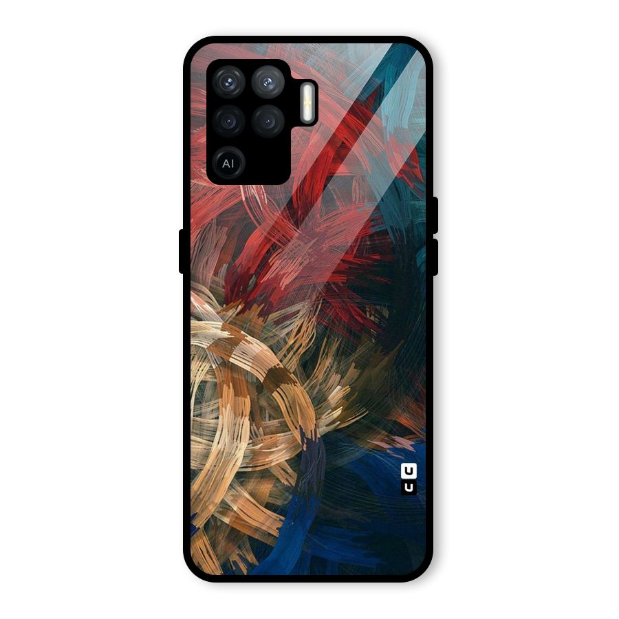 Artsy Colors Glass Back Case for Oppo F19 Pro