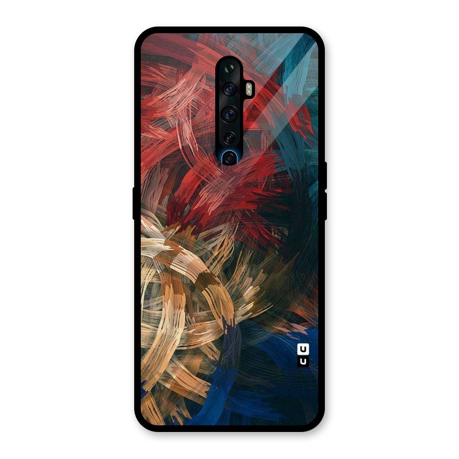 Artsy Colors Glass Back Case for Oppo Reno2 Z