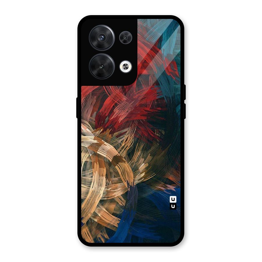 Artsy Colors Glass Back Case for Oppo Reno8 5G