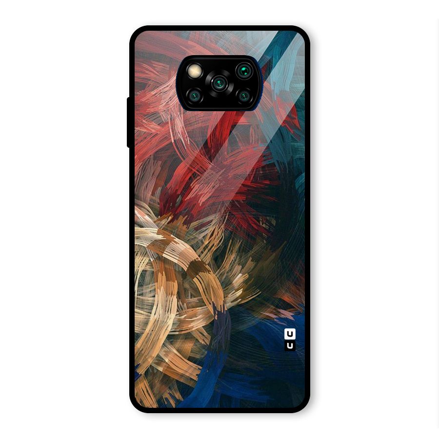 Artsy Colors Glass Back Case for Poco X3 Pro
