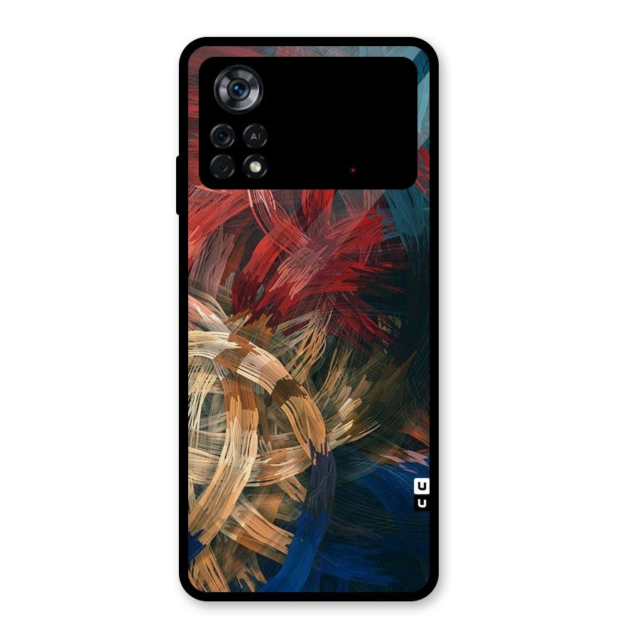 Artsy Colors Glass Back Case for Poco X4 Pro 5G