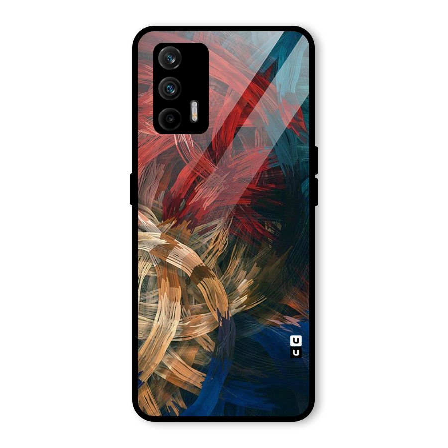 Artsy Colors Glass Back Case for Realme X7 Max