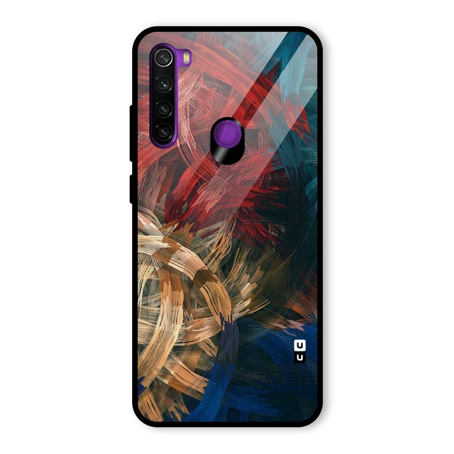 Artsy Colors Glass Back Case for Redmi Note 8