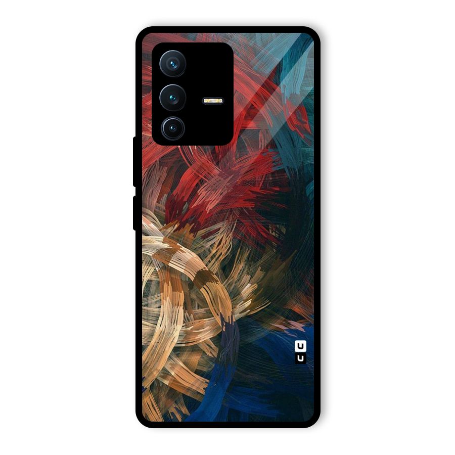 Artsy Colors Glass Back Case for Vivo V23 Pro