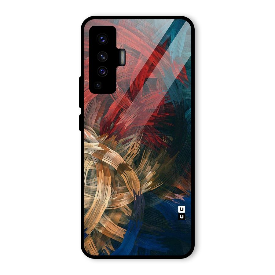 Artsy Colors Glass Back Case for Vivo X50