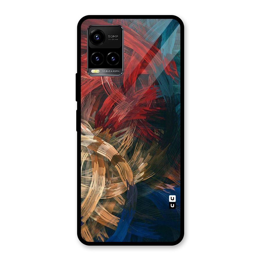 Artsy Colors Glass Back Case for Vivo Y21T