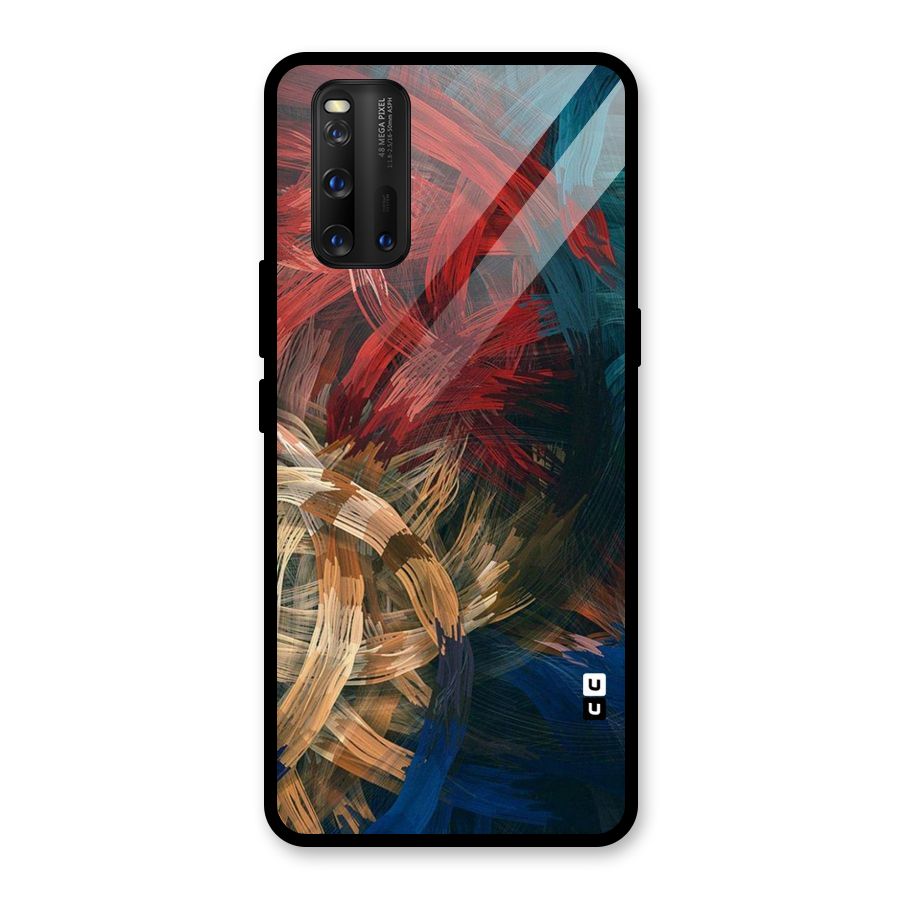 Artsy Colors Glass Back Case for Vivo iQOO 3