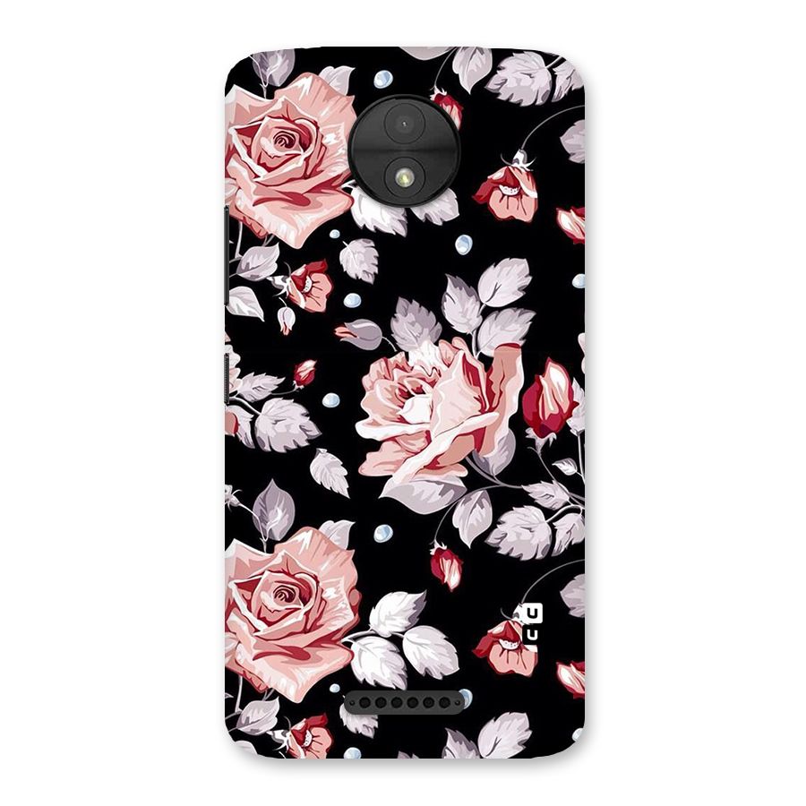 Artsy Floral Back Case for Moto C