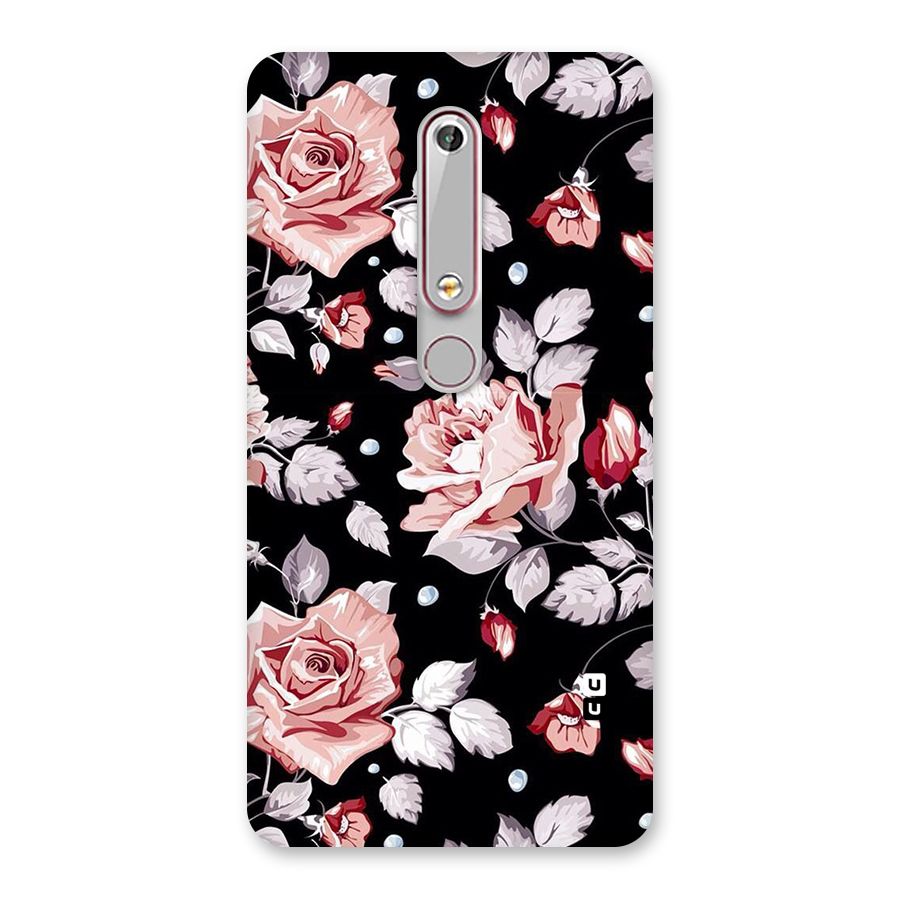 Artsy Floral Back Case for Nokia 6.1