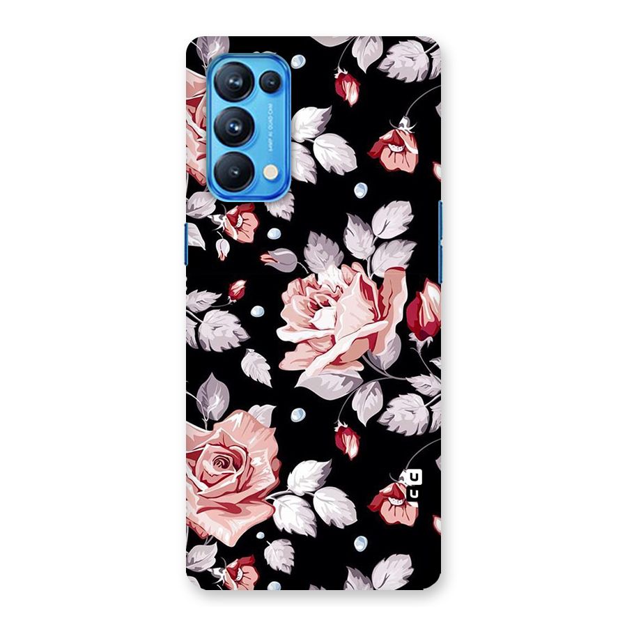 Artsy Floral Back Case for Oppo Reno5 Pro 5G