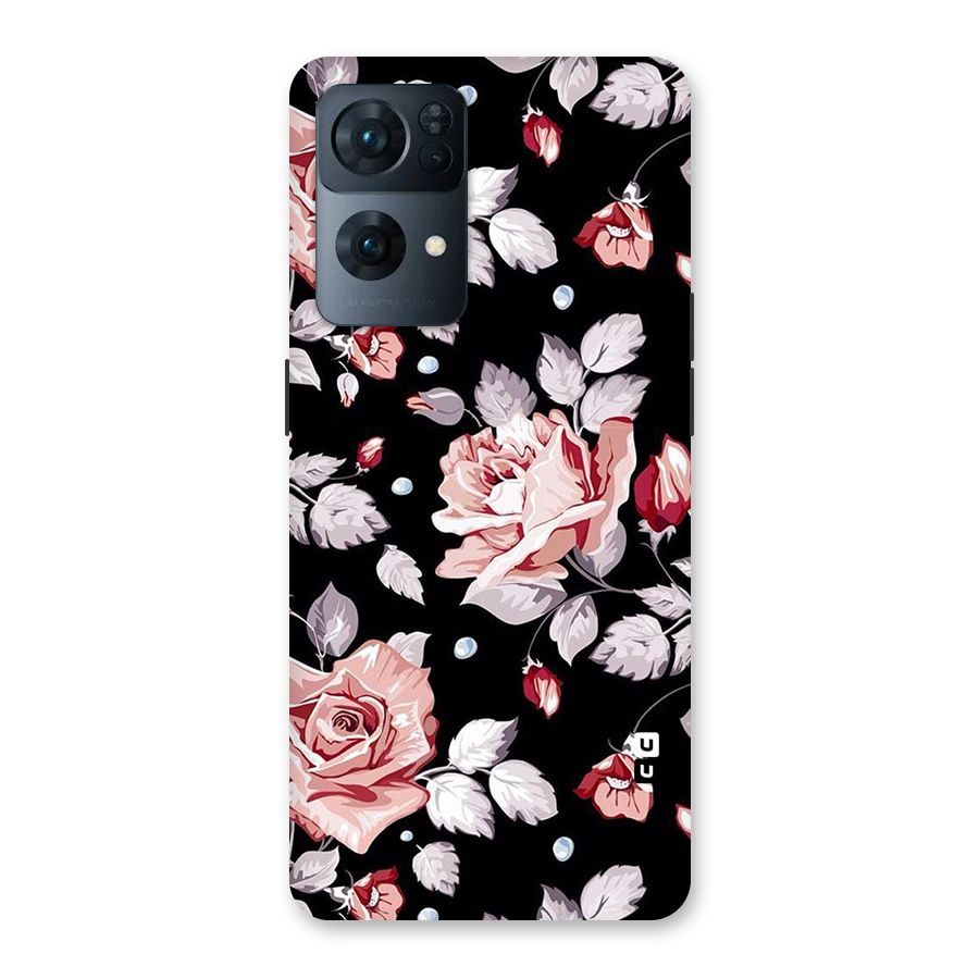 Artsy Floral Back Case for Oppo Reno7 Pro 5G