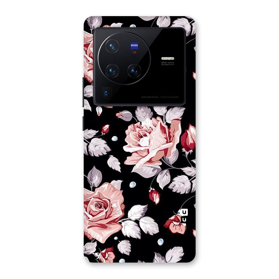 Artsy Floral Back Case for Vivo X80 Pro