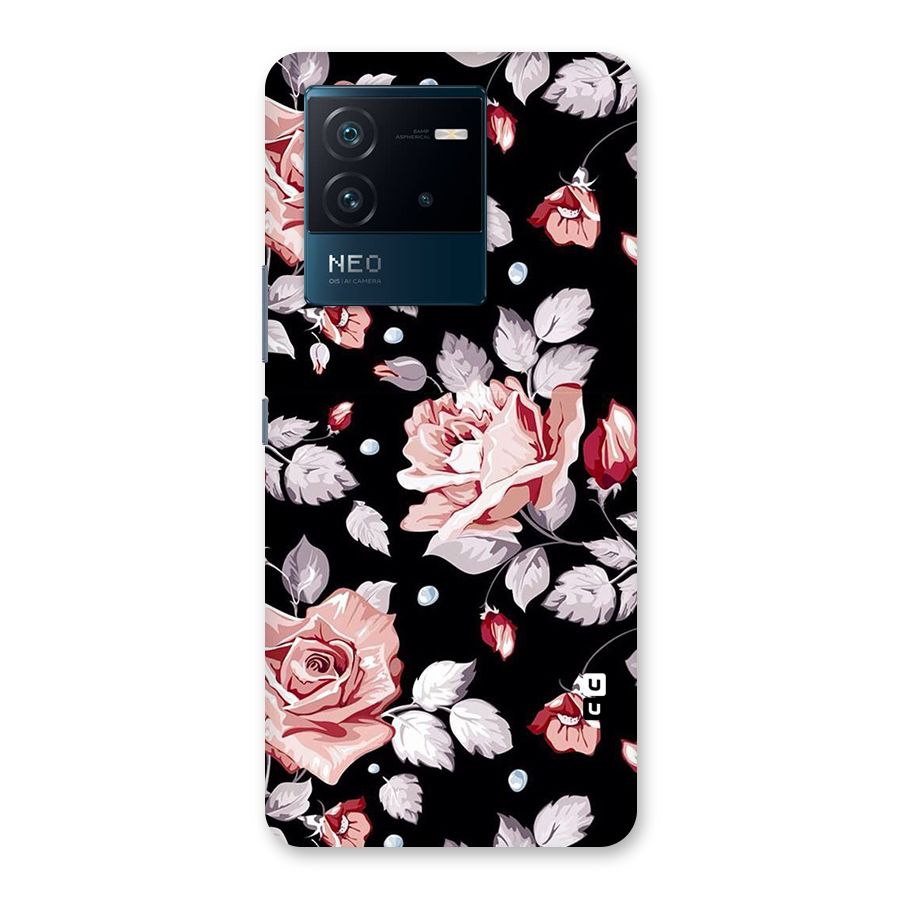 Artsy Floral Back Case for Vivo iQOO Neo 6 5G