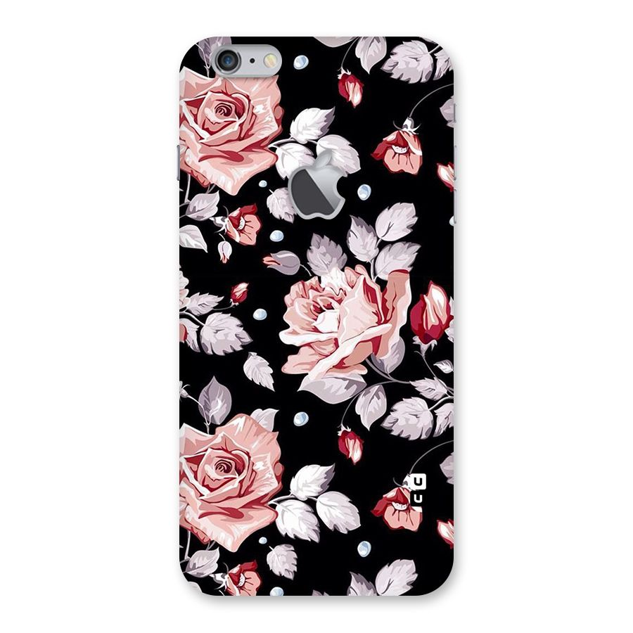 Artsy Floral Back Case for iPhone 6 Plus 6S Plus Logo Cut