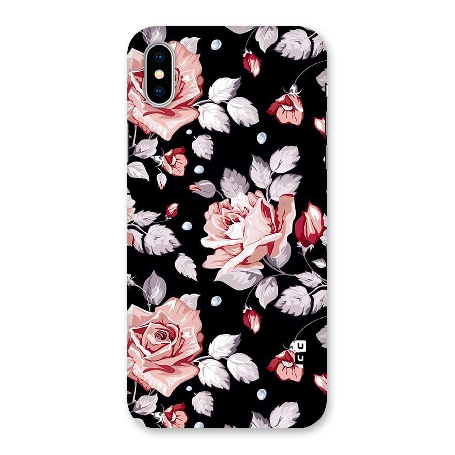 Artsy Floral Back Case for iPhone XS