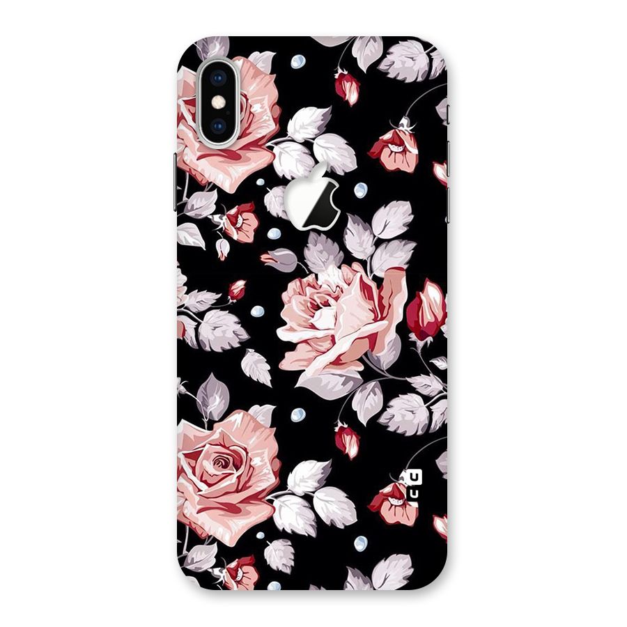 Artsy Floral Back Case for iPhone XS Max Apple Cut