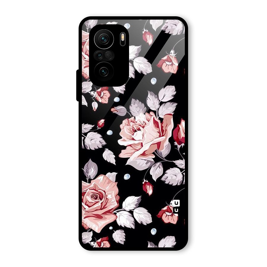 Artsy Floral Glass Back Case for Mi 11X Pro