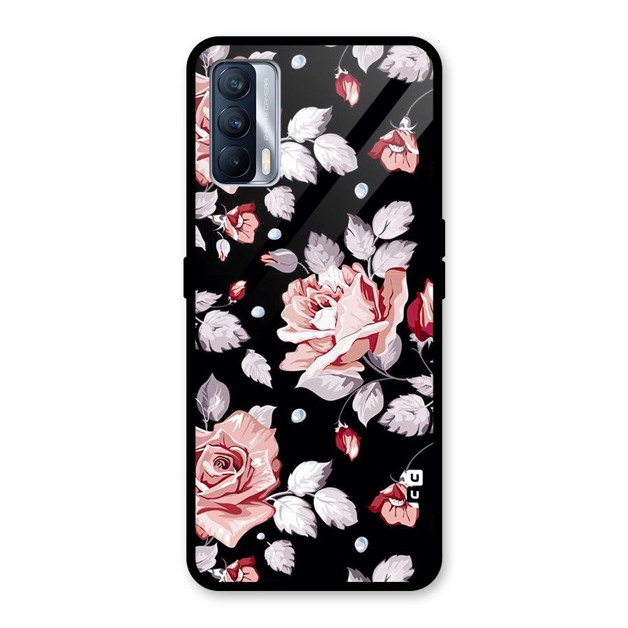 Artsy Floral Glass Back Case for Realme X7
