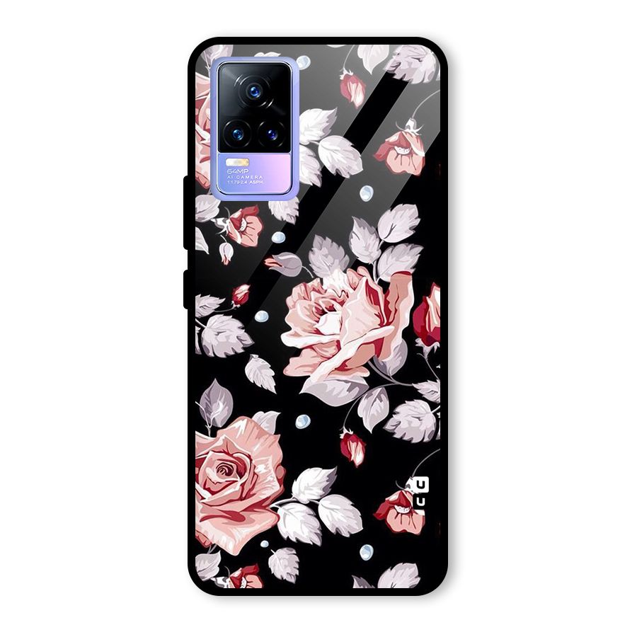 Artsy Floral Glass Back Case for Vivo Y73