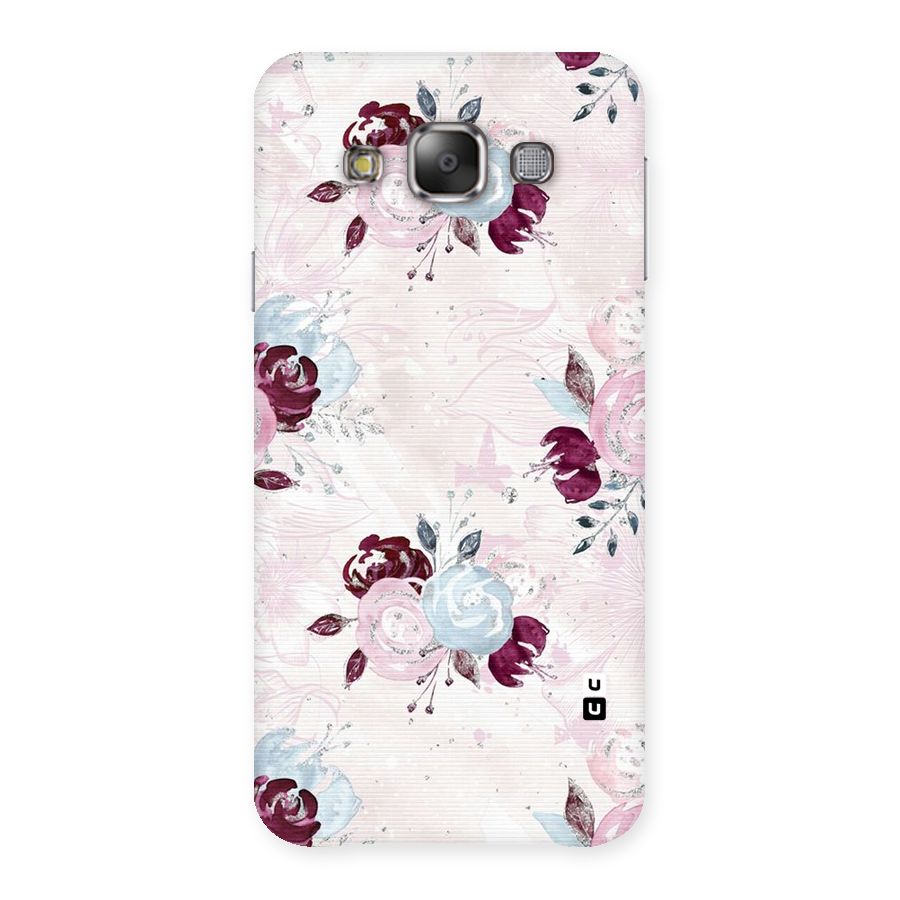 Artsy Florasy Back Case for Galaxy E7