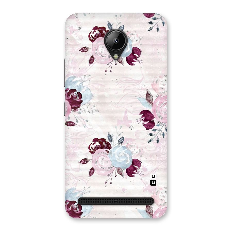 Artsy Florasy Back Case for Lenovo C2