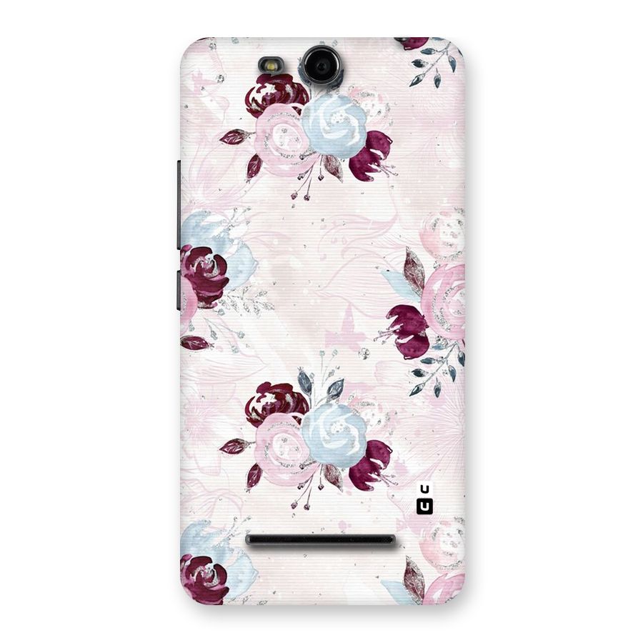 Artsy Florasy Back Case for Micromax Canvas Juice 3 Q392