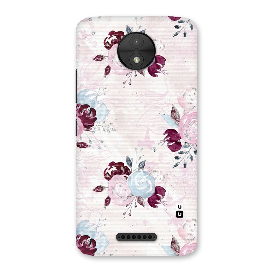 Artsy Florasy Back Case for Moto C
