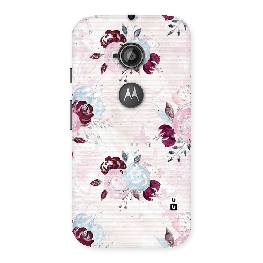 Artsy Florasy Back Case for Moto E 2nd Gen