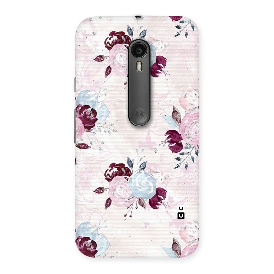 Artsy Florasy Back Case for Moto G Turbo