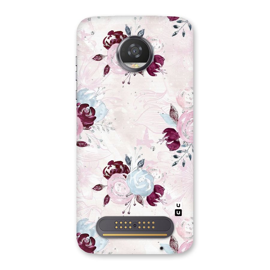 Artsy Florasy Back Case for Moto Z2 Play