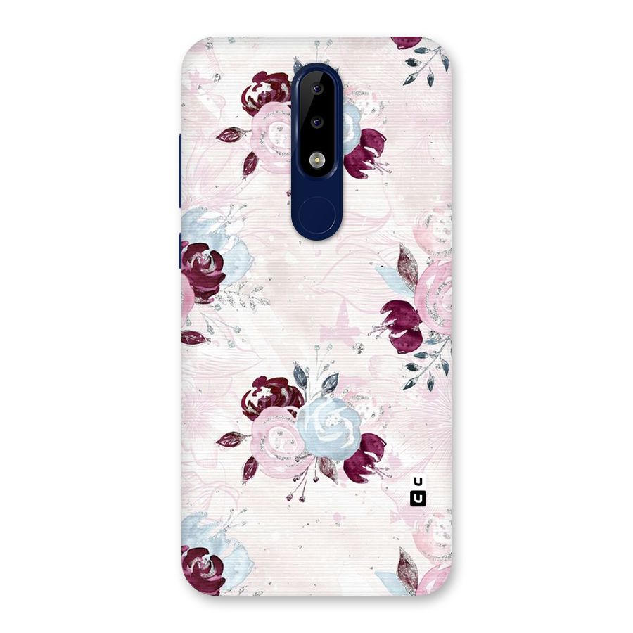 Artsy Florasy Back Case for Nokia 5.1 Plus