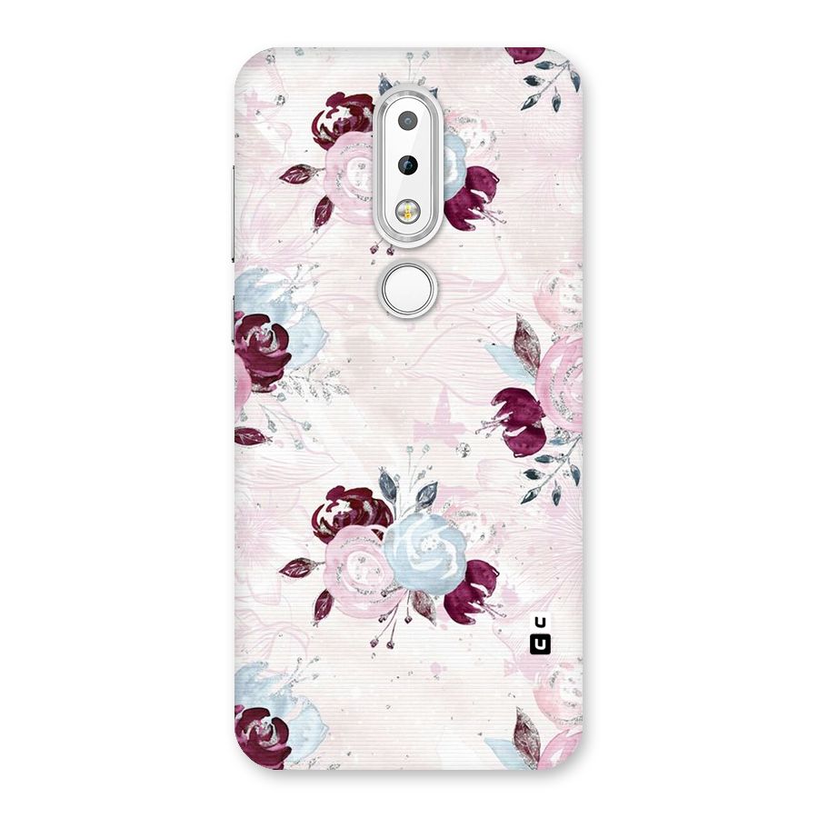Artsy Florasy Back Case for Nokia 6.1 Plus