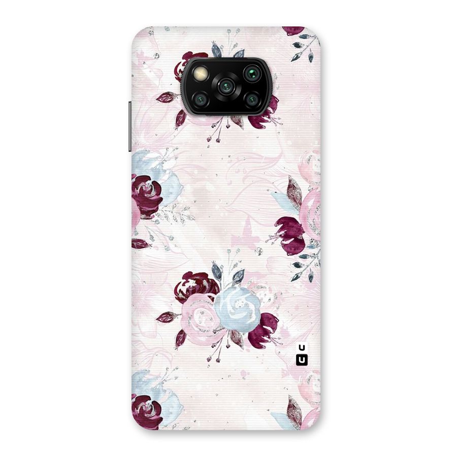 Artsy Florasy Back Case for Poco X3