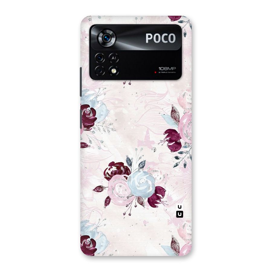Artsy Florasy Back Case for Poco X4 Pro 5G