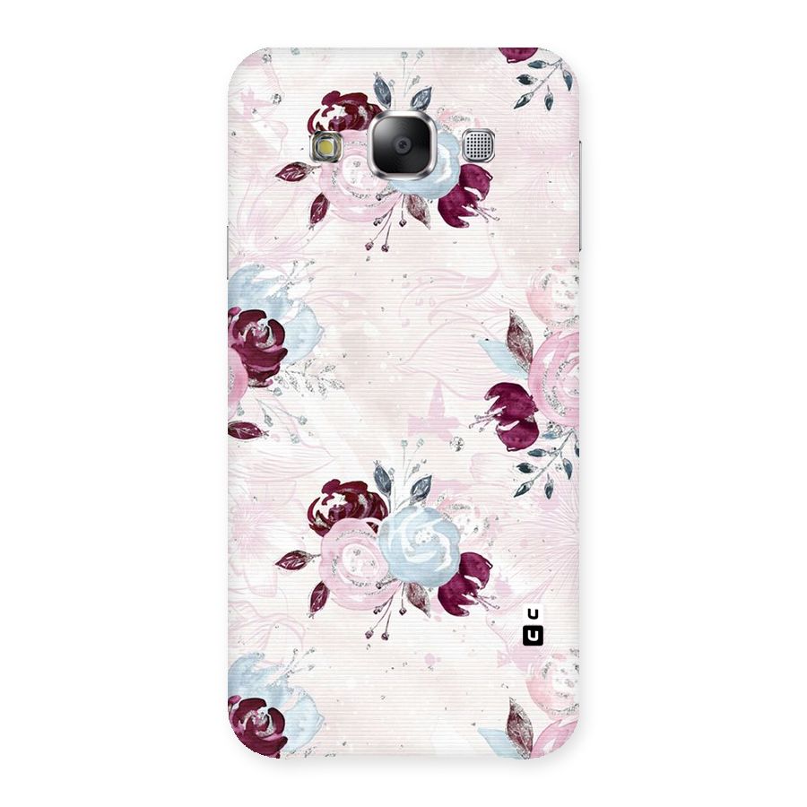 Artsy Florasy Back Case for Samsung Galaxy E5